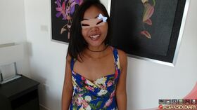 Petite Asian girl Sa gets banged by a sex tourist from a POV perspective