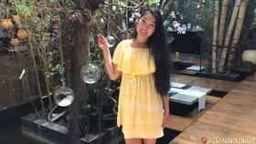 Asian girl Kanata fucks a sex tourist bareback style from a POV perspective