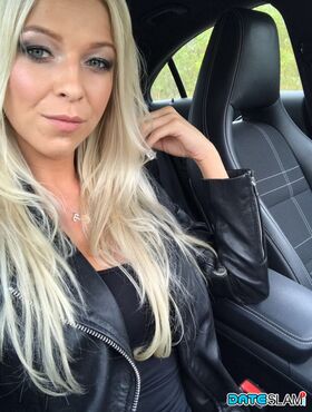 Blonde amateur from Slovenia takes safe for work selfies in a few outfits