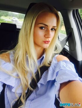 Blonde girl from Czechoslovakia Zdenka takes non nude self shots