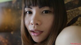 23 year old shy Thai ladyboy gets naked and sucks tourist cock