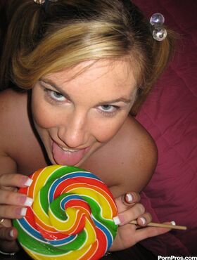 Ex-gf Hayden Night sucks on her former guy's dick and a lollipop in POV mode