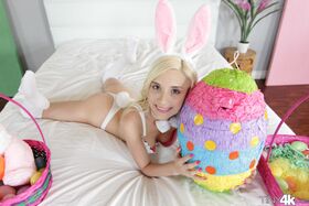 Bunny teen in lingerie Piper Perri getting down and dirty for Easter