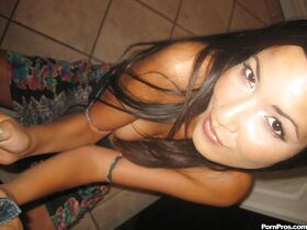 Sweet Latina ex-girlfriend Giselle Ibiza sucking off her boyfriend in kitchen