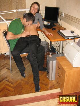 Skinny teen Irina Bruni enjoying hardcore sex with her hung stepbrother