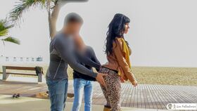 Hot Spanish pornstar Suhaila Hard picks a guy up off the street and bangs him