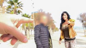 Hot Spanish pornstar Suhaila Hard picks a guy up off the street and bangs him