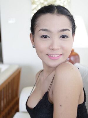 Hello LadyBoy - 22 year old busty Thai ladyboy gets naked and poses for tourist