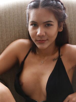 Hello LadyBoy - 20 year old Thai ladyboy with big tits fucks and sucks tourist cock