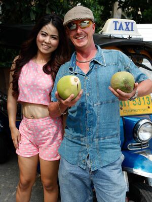 Tuk Tuk Patrol - Another pretty Thai teen slut Meena makes contact with Caucasian tourist