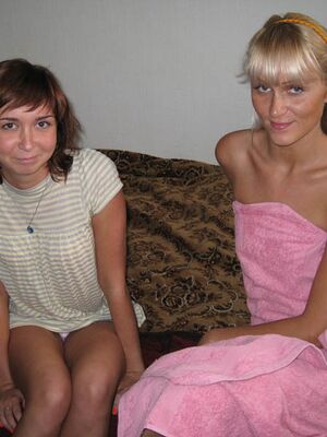 Young Libertines - Young girls share a kiss before commencing on a POV threesome