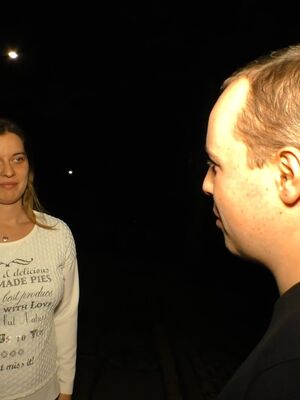 Deutschland Report - German first timer Nadine U gets picked up off the street at night and banged
